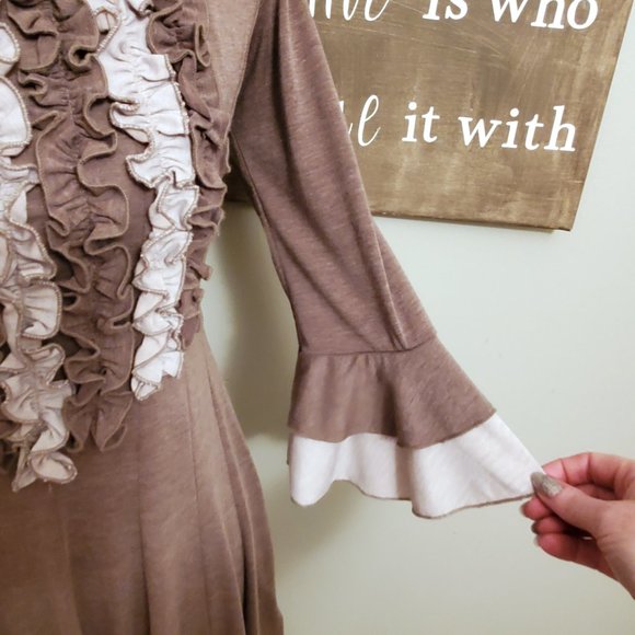 Dress Barn Ruffle Accent Dress - Picture 4 of 9